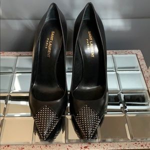 YSL Seta Calf/ Microstuds